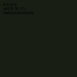 #191E15 - Rangoon Green Color Image